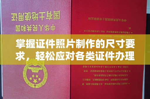 凤岗掌握证件照片制作的尺寸要求，轻松应对各类证件办理