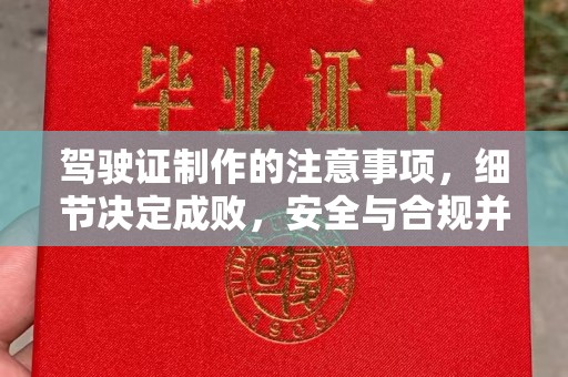 凤岗驾驶证制作的注意事项，细节决定成败，安全与合规并重