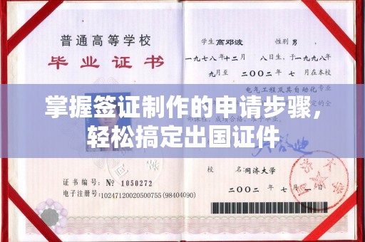 凤岗掌握签证制作的申请步骤，轻松搞定出国证件