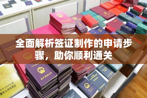 凤岗全面解析签证制作的申请步骤，助你顺利通关
