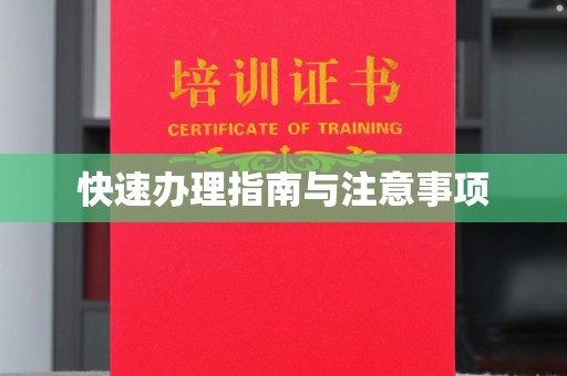 凤岗快速办理指南与注意事项